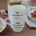 Cute Mini Ceramic Couples Coffee Mugs Cups